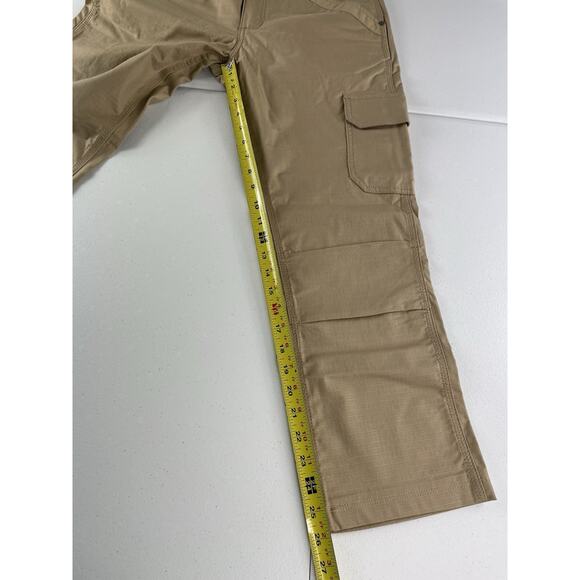 Ridgecut Toughwear Ripstop Pants Womens 10 Beige Khaki Workwear Outdoor - Picture 3 of 11